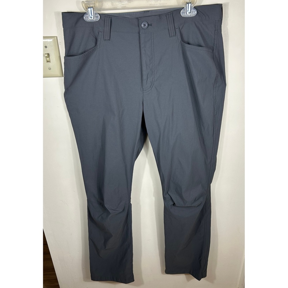 Eddie Bauer Tech Pant Mens 34x32 Gray Hiking Outdoor Stretch Gorpcore Adventure